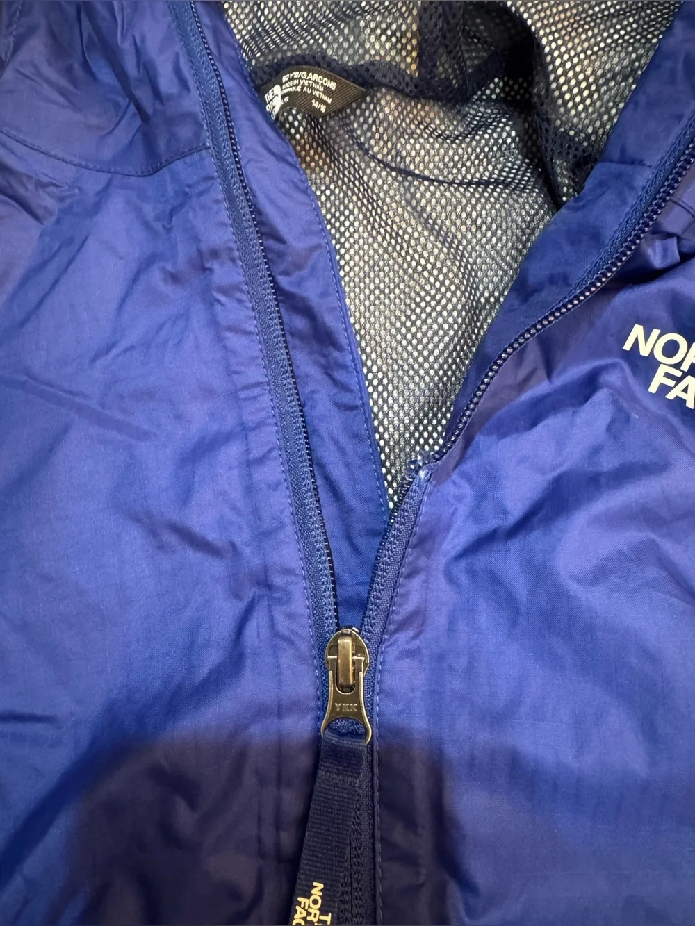The North Face bright blue